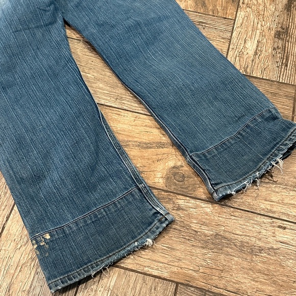 Carhartt double knee medium wash worn in jeans 12x28 - Picture 6 of 6